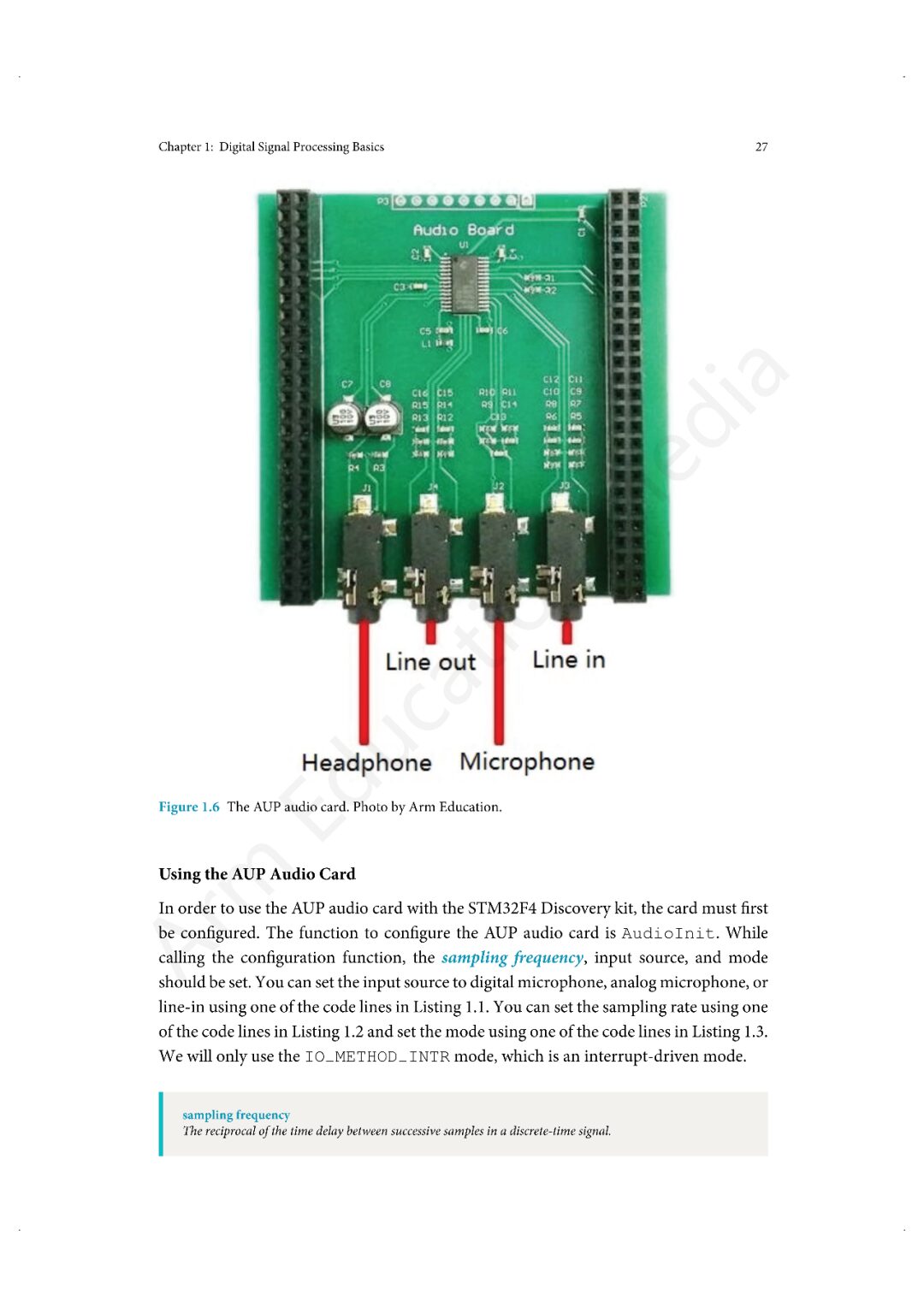 Learning Digital Signal Processing with STM32F4 Based on Arm Cortex-M4