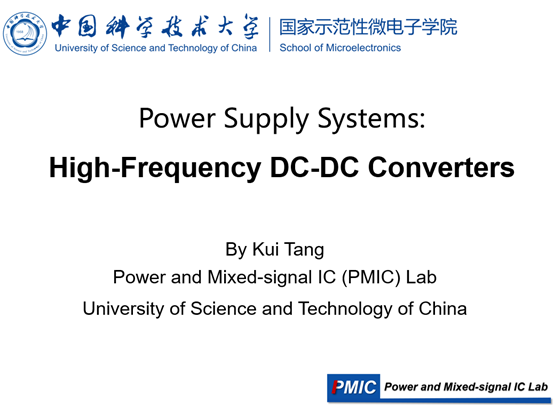 PMIC Seminar - High Frequency DC-DC Converters