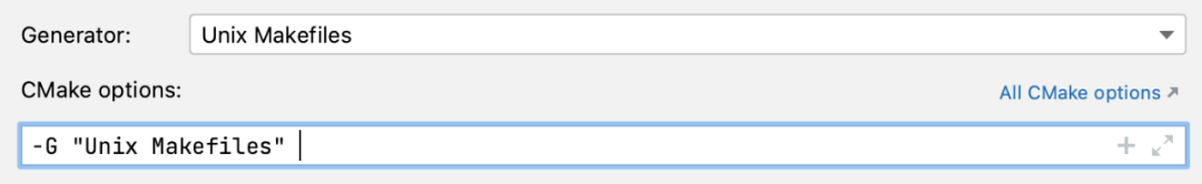 CMake Configuration Files in CLion