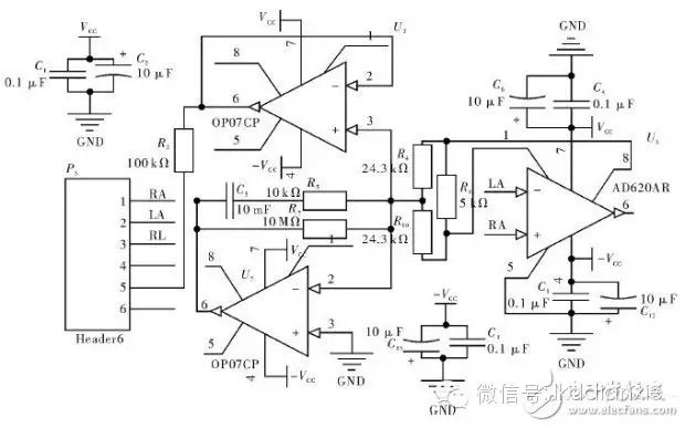 ECG Signal Acquisition Circuit Design Using STM32
