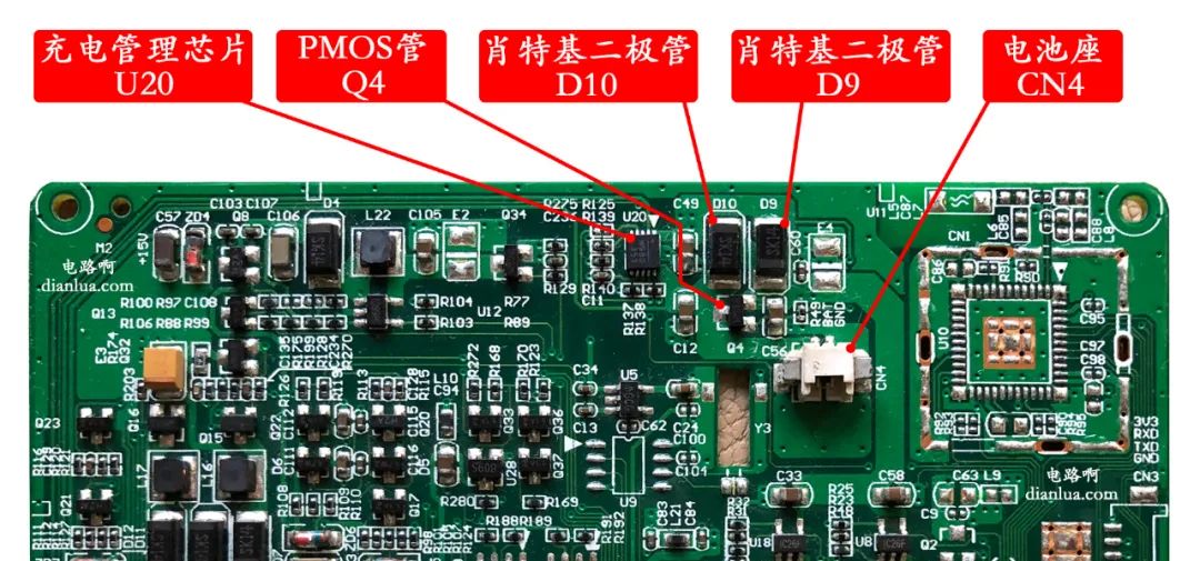 Automatic Switching Circuit Between External USB Power and Built-in Lithium Battery