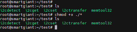 Linux Tools i2c-tool and memtool32 for Register Operations