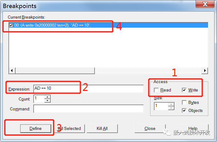 Advanced Usage of Breakpoints in Keil Debugging