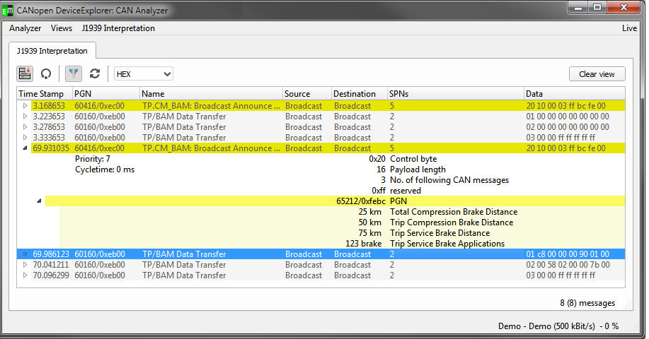 CANopen Device Explorer - Professional CANopen Bus Analysis Software