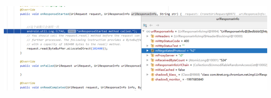Learning QUIC Protocol Through Cronet Module
