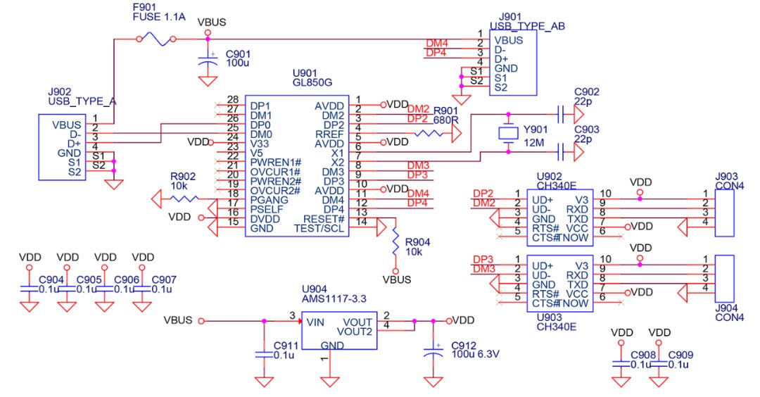 Single USB to Multiple UART Solutions