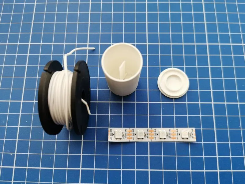 Programmable 3D Printed Magnetic Levitating Desktop Lamp (Arduino + WS2812)
