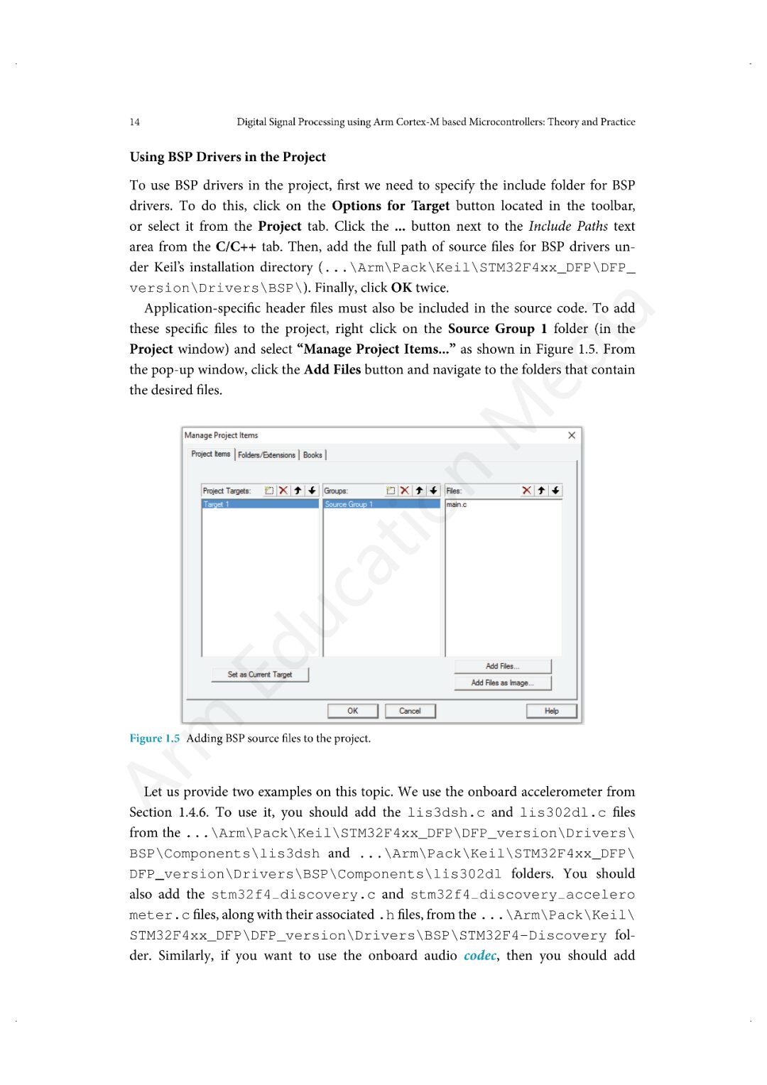 Learning Digital Signal Processing with STM32F4 Based on Arm Cortex-M4