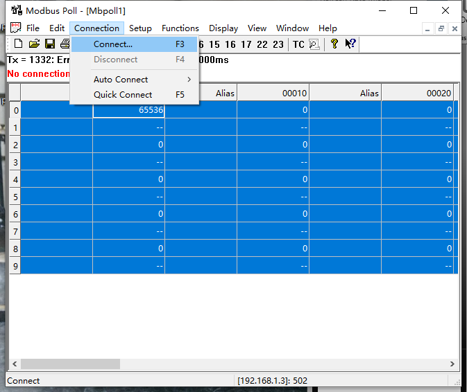 Modbus Communication in PMAS Controller