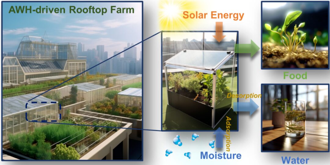 Integrating Rooftop Agriculture and Atmospheric Water Harvesting