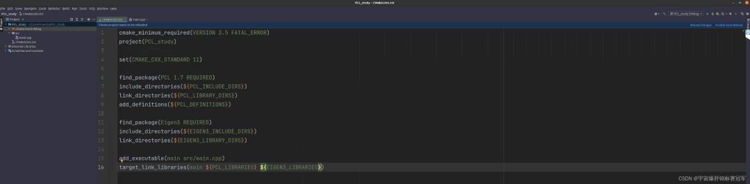 PCL Point Cloud Library Tutorial (Part 2): IDE Selection and CMake Usage