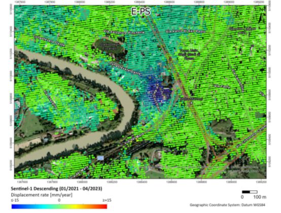 DS-InSAR Technology of SARscape 5.7: E-PS and E-SBAS