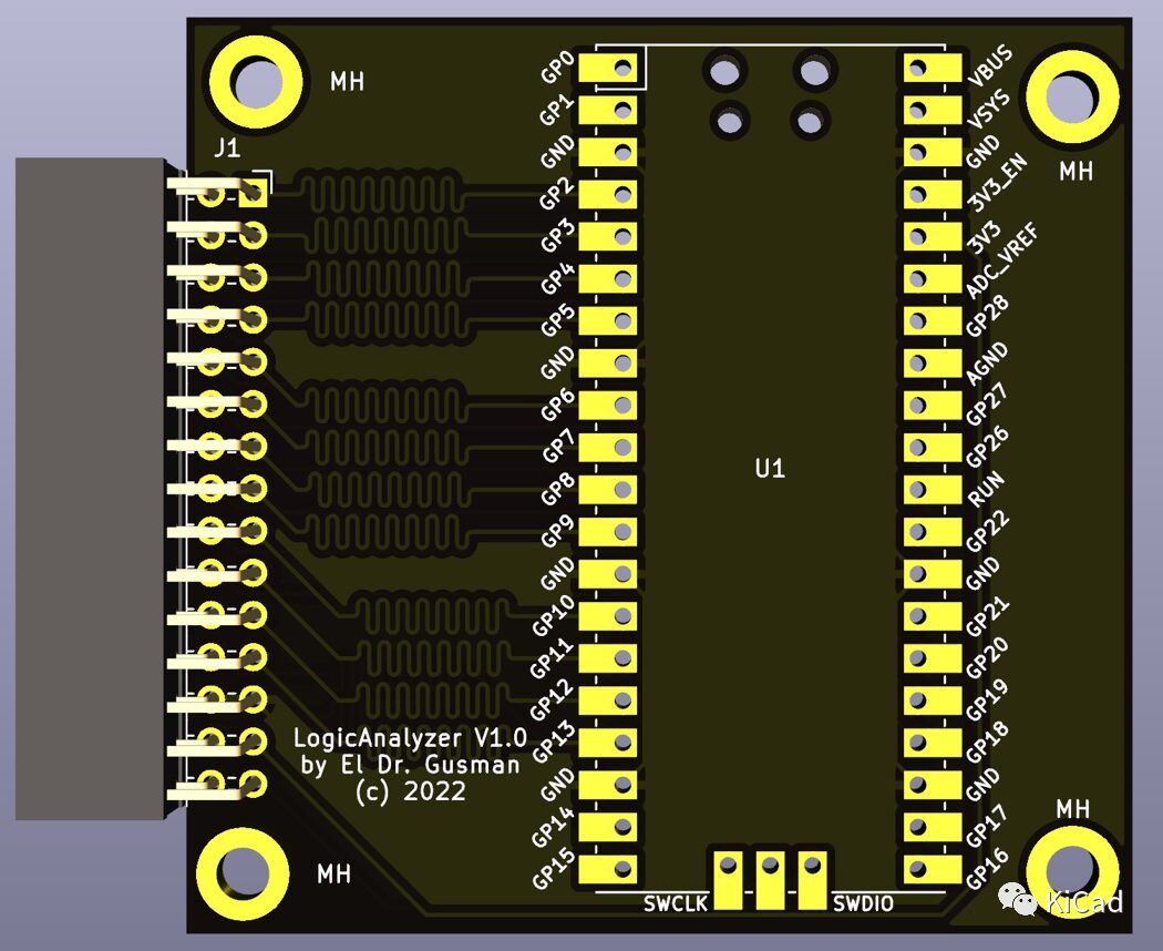 Logic Analyzer Built with KiCad: A Comprehensive Guide