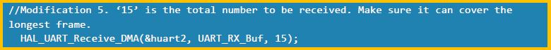 Using UART IDLE Interrupt for Receiving Variable Length Serial Data