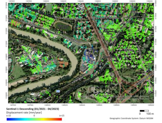 DS-InSAR Technology of SARscape 5.7: E-PS and E-SBAS