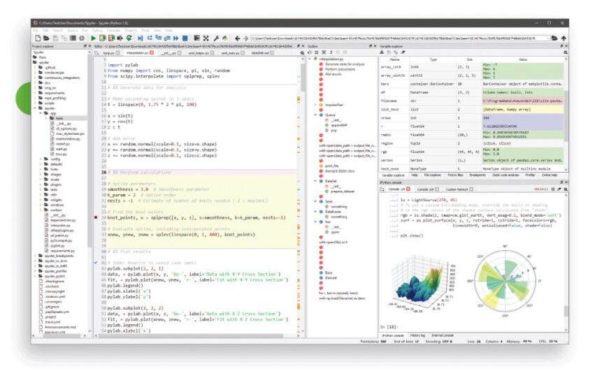 Comprehensive Comparison of 15 Python IDE Tools
