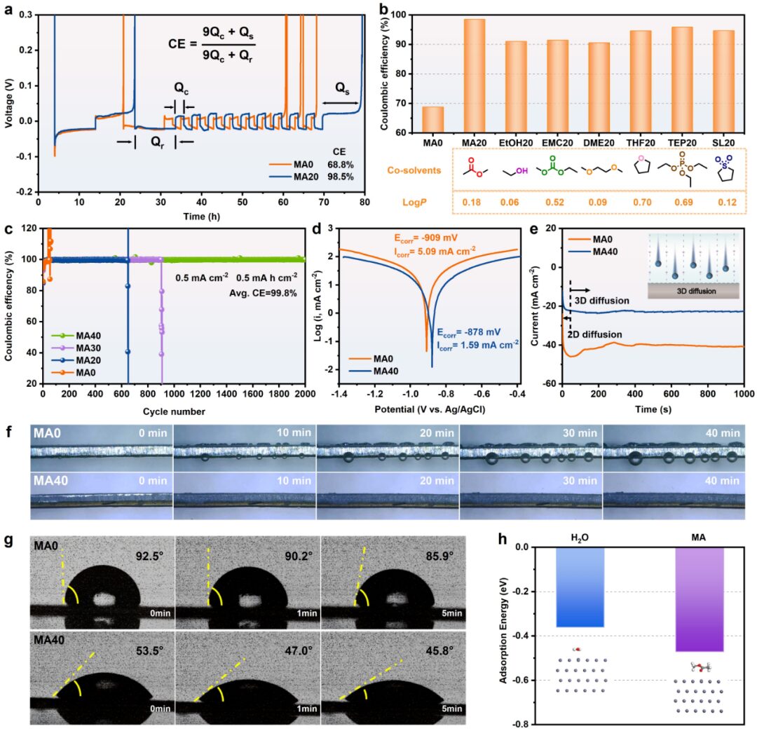 Salt Anion Amphiphilicity-Activated Electrolyte Cosolvent Selection Strategy for Durable Zn Metal Anode