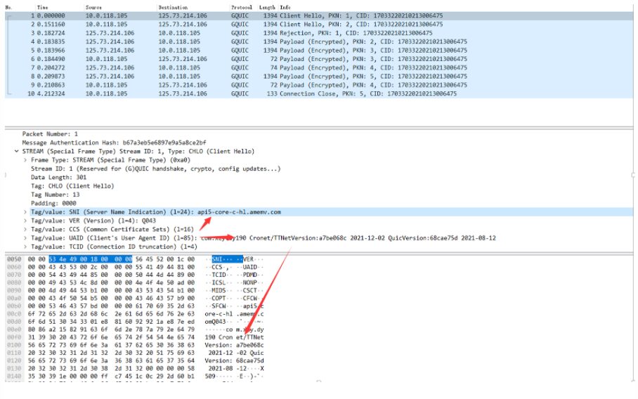 Learning QUIC Protocol Through Cronet Module
