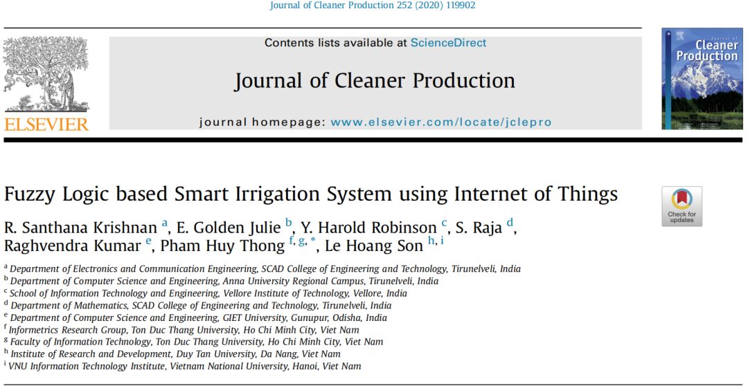Research on Fuzzy Logic Intelligent Irrigation System Based on IoT Technology