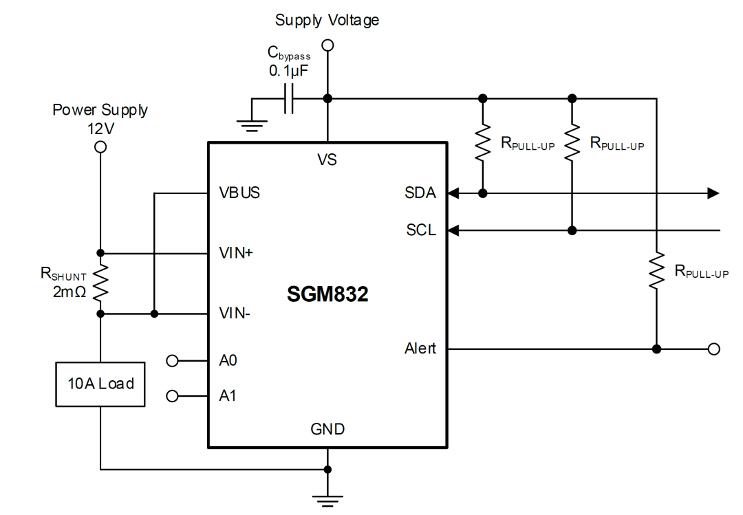 SGM832: 36V, 16-Bit Current, Voltage, and Power Monitoring Chip