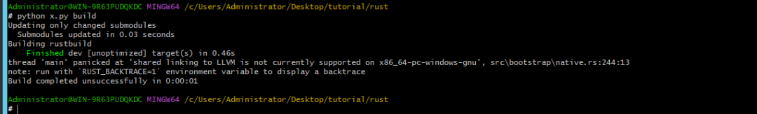 Using LLVM Pass in Rust on Windows