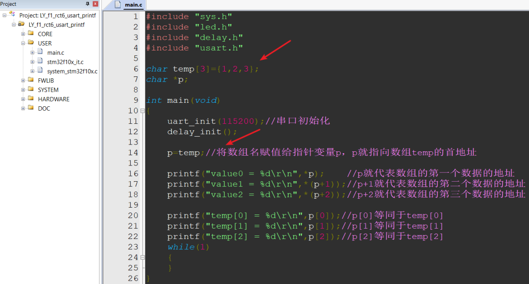Understanding Pointers in Microcontrollers