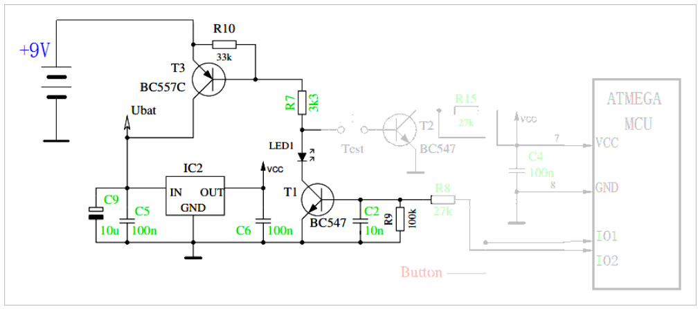 Classic Microcontroller Power Supply Circuit Analysis