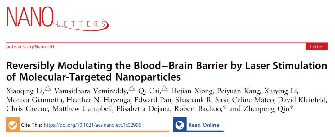 Laser and Gold Nanoparticles: Breaking the Blood-Brain Barrier for Faster Drug Delivery