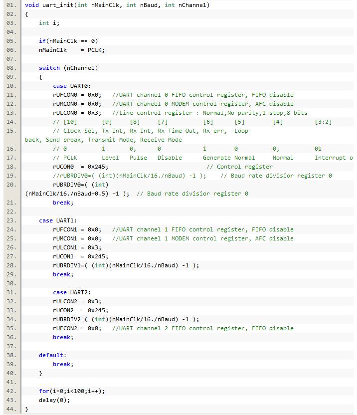 Embedded Learning Notes on UART Communication Protocol