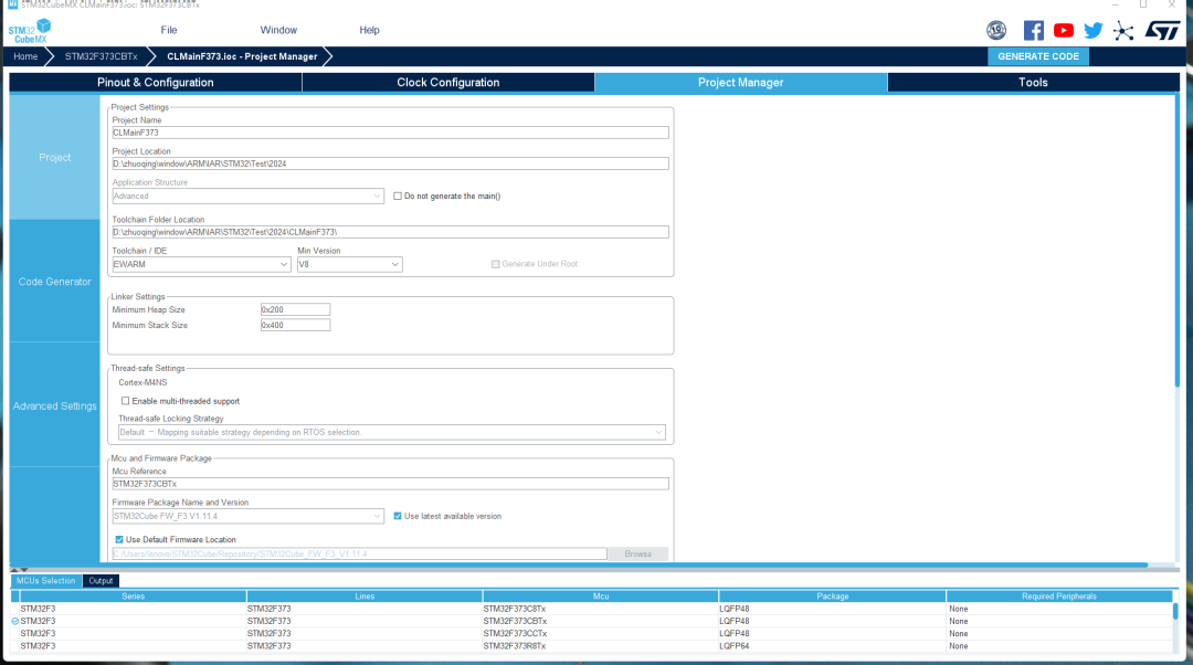 Hardware Debugging of STM32F373 Control Board