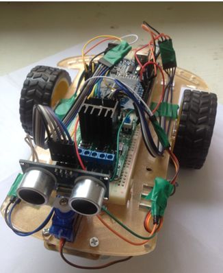 Connecting Arduino with Obstacle Avoidance Car