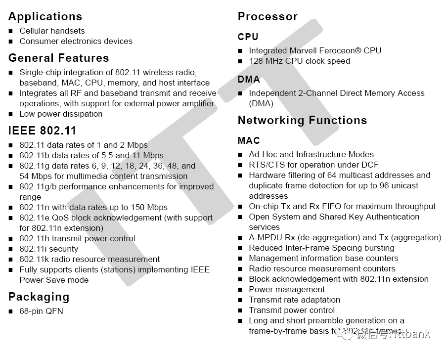 Marvell Single WiFi Module Overview
