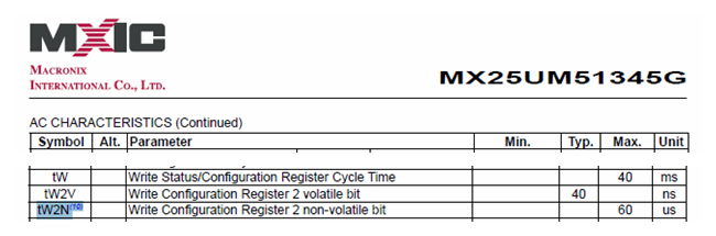 Configuring Multiple Registers for NOR Flash in FDCB