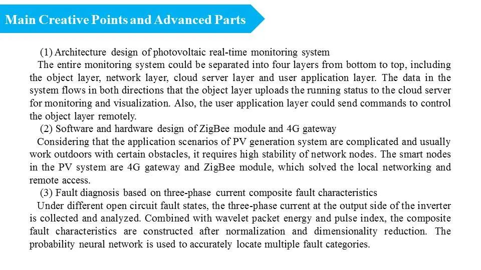 Real-Time Monitoring System for Photovoltaics Based on ZigBee and 4G Communication Technology