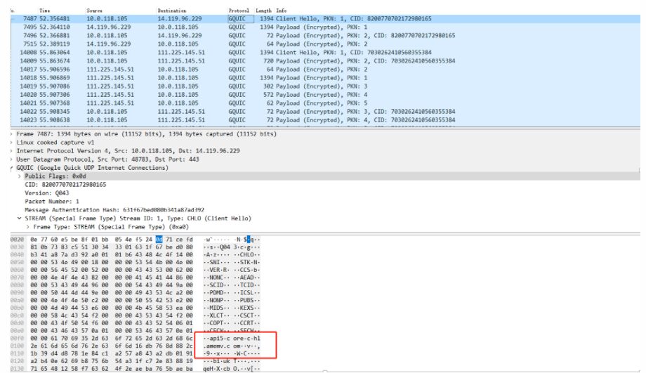 Learning QUIC Protocol Through Cronet Module