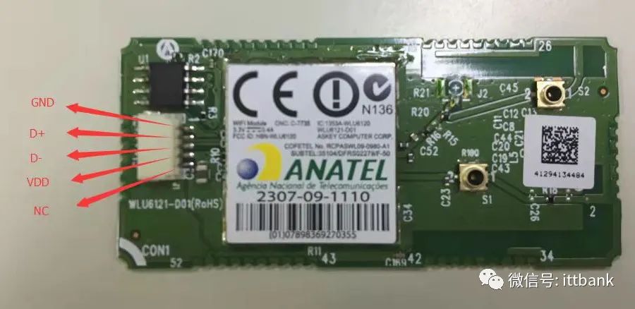 Industrial Grade USB WiFi Module with Win7/10 Drivers