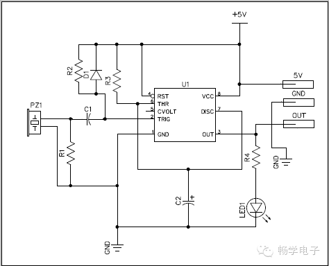 DIY Piezoelectric Trigger Switch Circuit