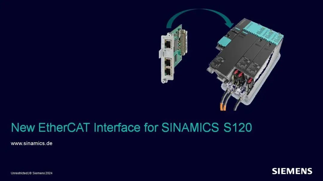 Siemens Introduces EtherCAT Servo Drive with Enhanced Communication