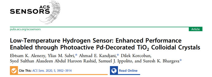 Low-Temperature Hydrogen Sensor Enhanced Performance