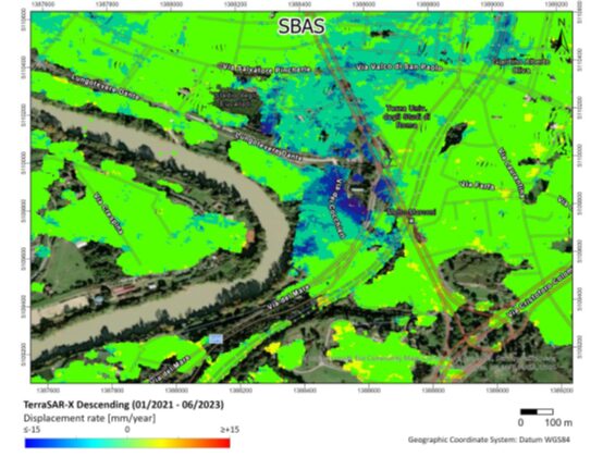 DS-InSAR Technology of SARscape 5.7: E-PS and E-SBAS