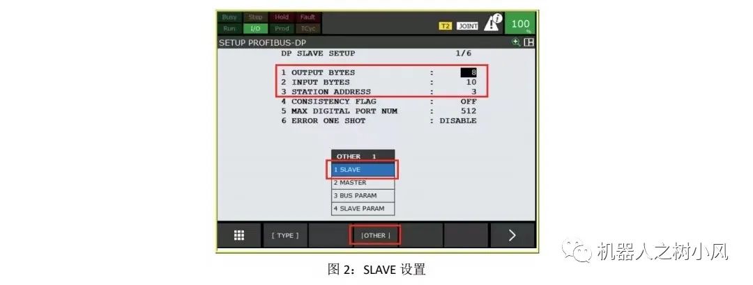 FANUC Robot Profibus DP Slave Communication Configuration