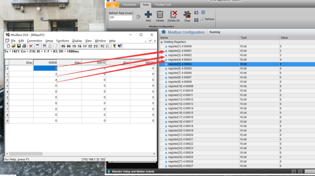 Modbus Communication in PMAS Controller