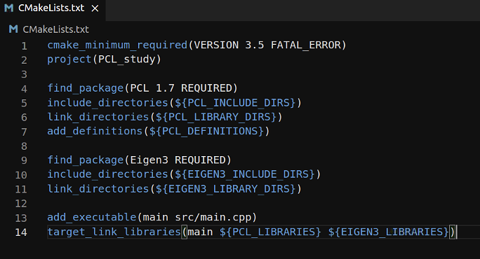 PCL Point Cloud Library Tutorial (Part 2): IDE Selection and CMake Usage