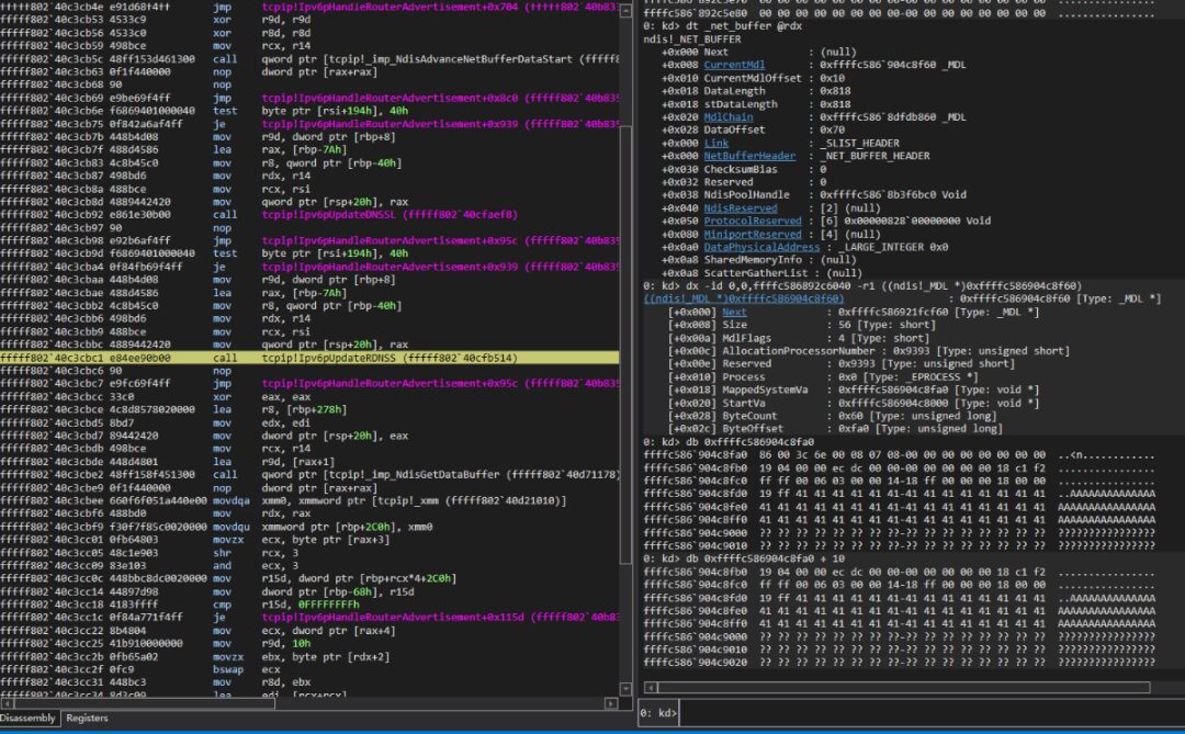 CVE-2020-16898: Windows TCP/IP Remote Code Execution Vulnerability