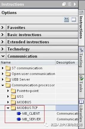 Overview of MODBUS TCP Communication with S7-1200 Integrated PN Interface