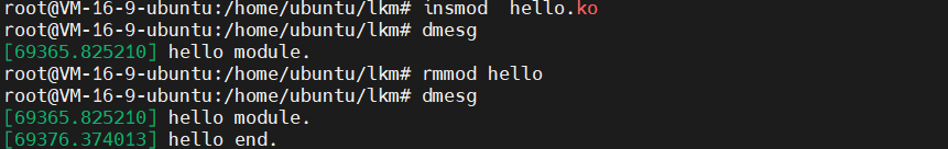 Basic Framework of Linux Kernel Modules