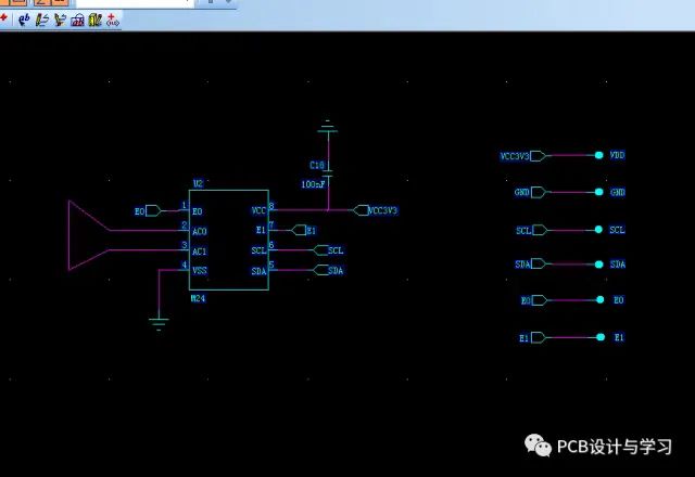 NFC Tag Schematic and PCB Design with I2C