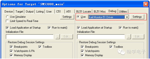Debugging AT89C52 Programs Using Weifoo in Keil