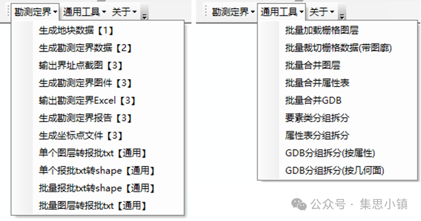 Ji Si Town: Tool for Batch Splitting GDB