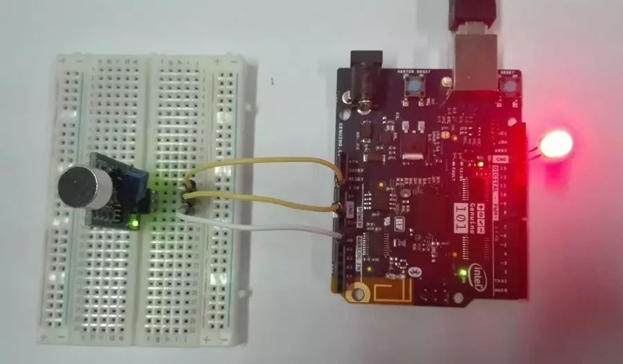 Voice-Controlled Light Using Arduino 101